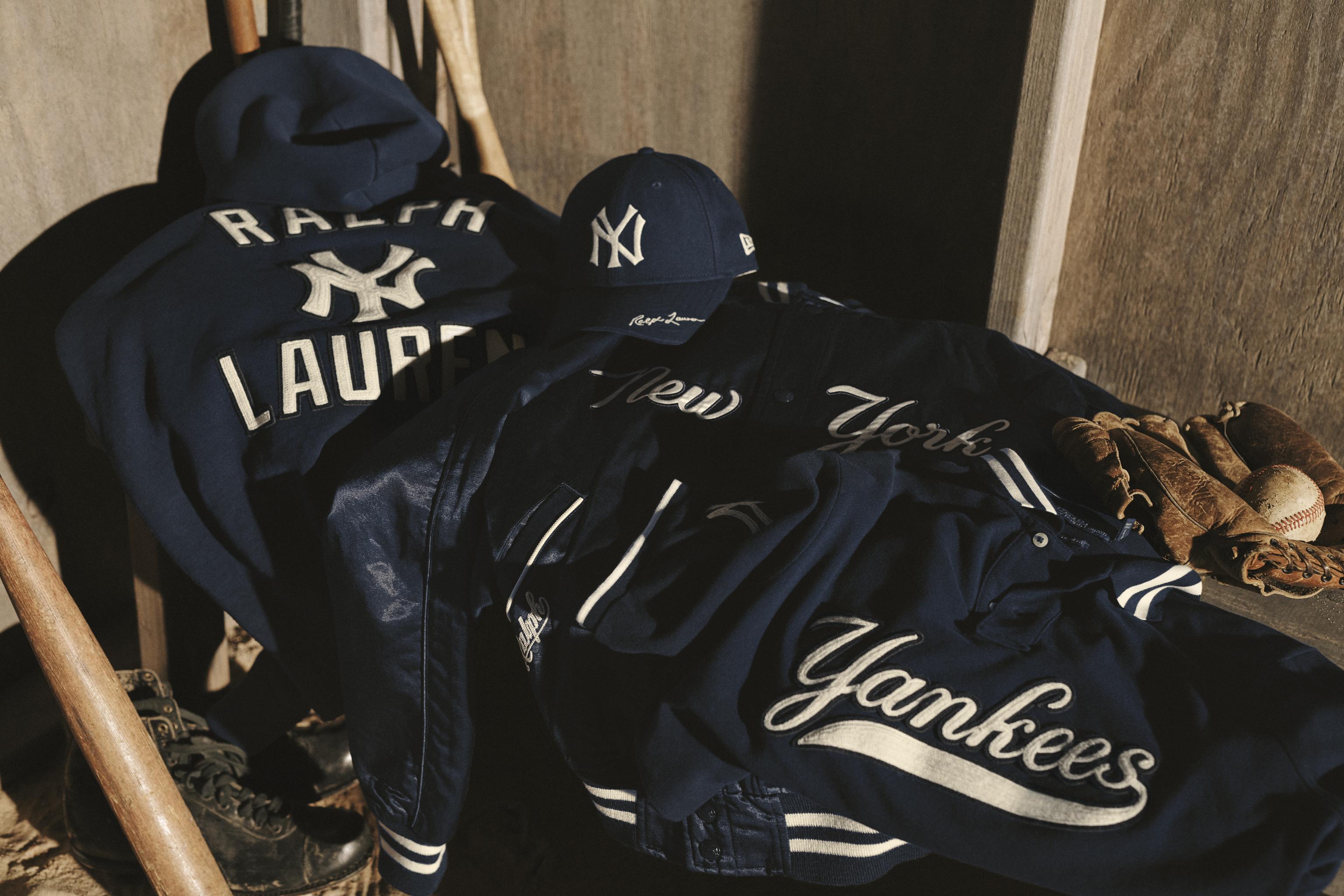 Polo Ralph Lauren NY Yankees Satin Baseball Jacket Green