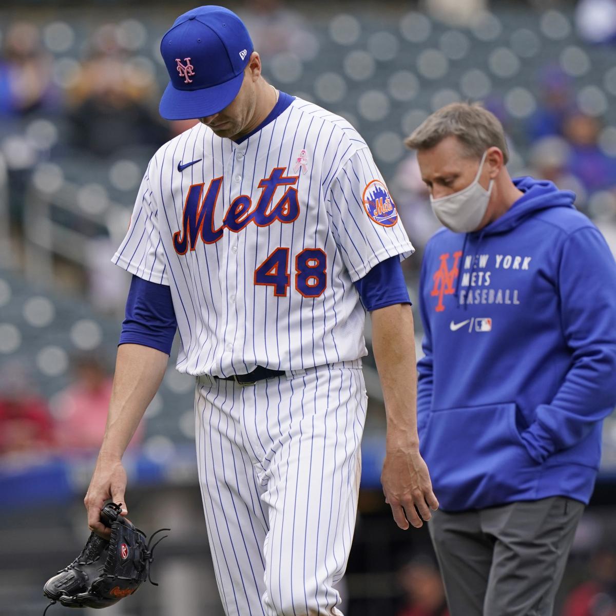 Jacob deGrom isn't concerned after early exit vs. Royals, wants to