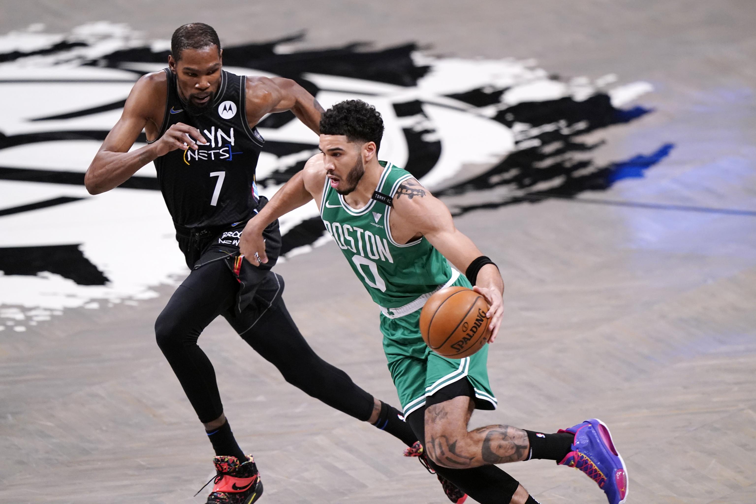 Celtics' Jaylen Brown scrutinizes Nets owner amid Kyrie Irving