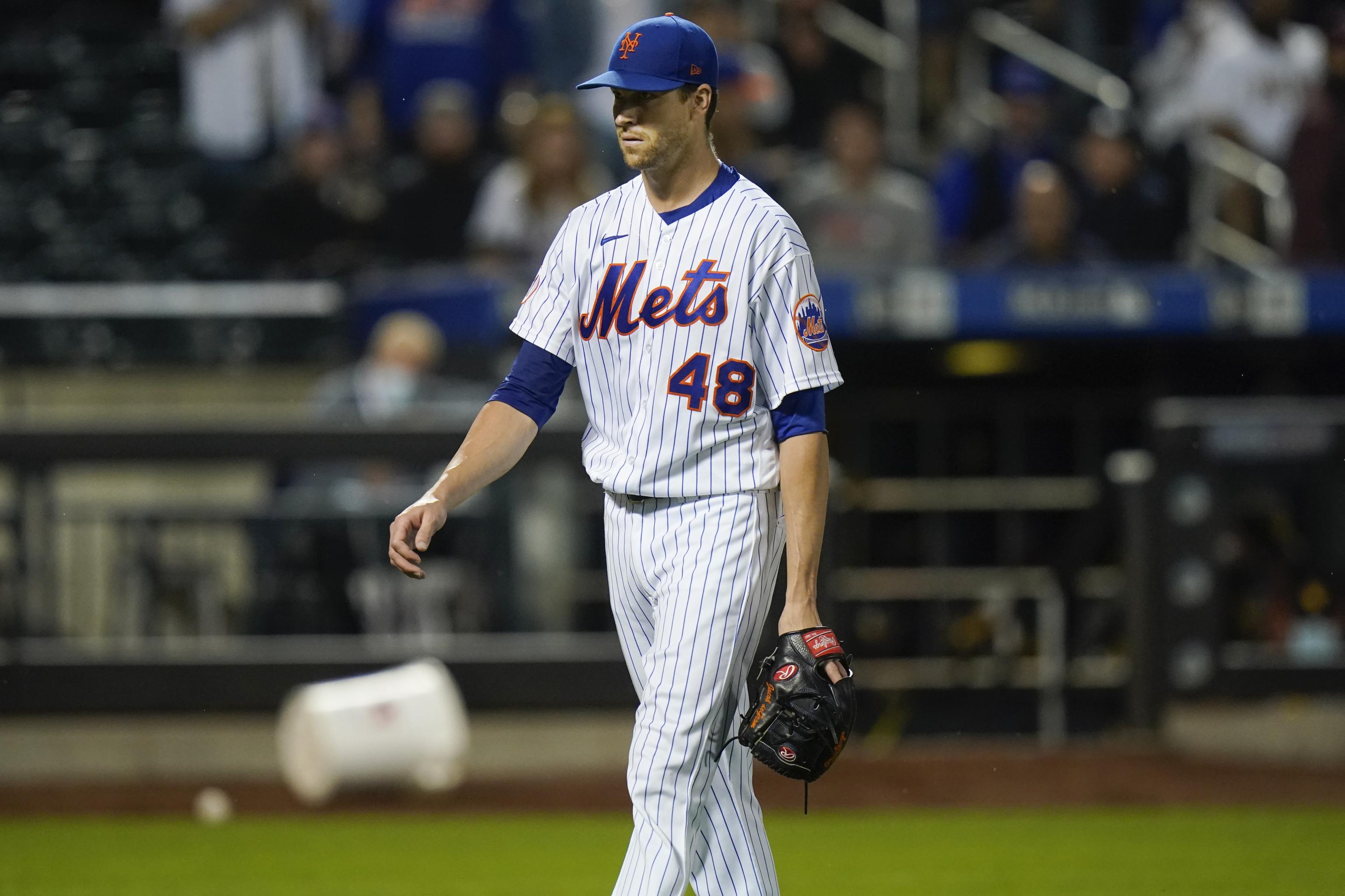 DeGrom pulled with shoulder issue from Mets' 6-3 win vs Cubs - The