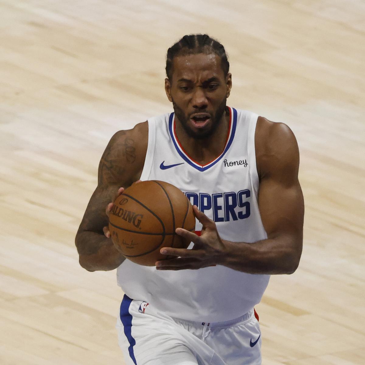 Kawhi Leonard Out for Clippers vs. Suns Game 6 Because of Knee Injury