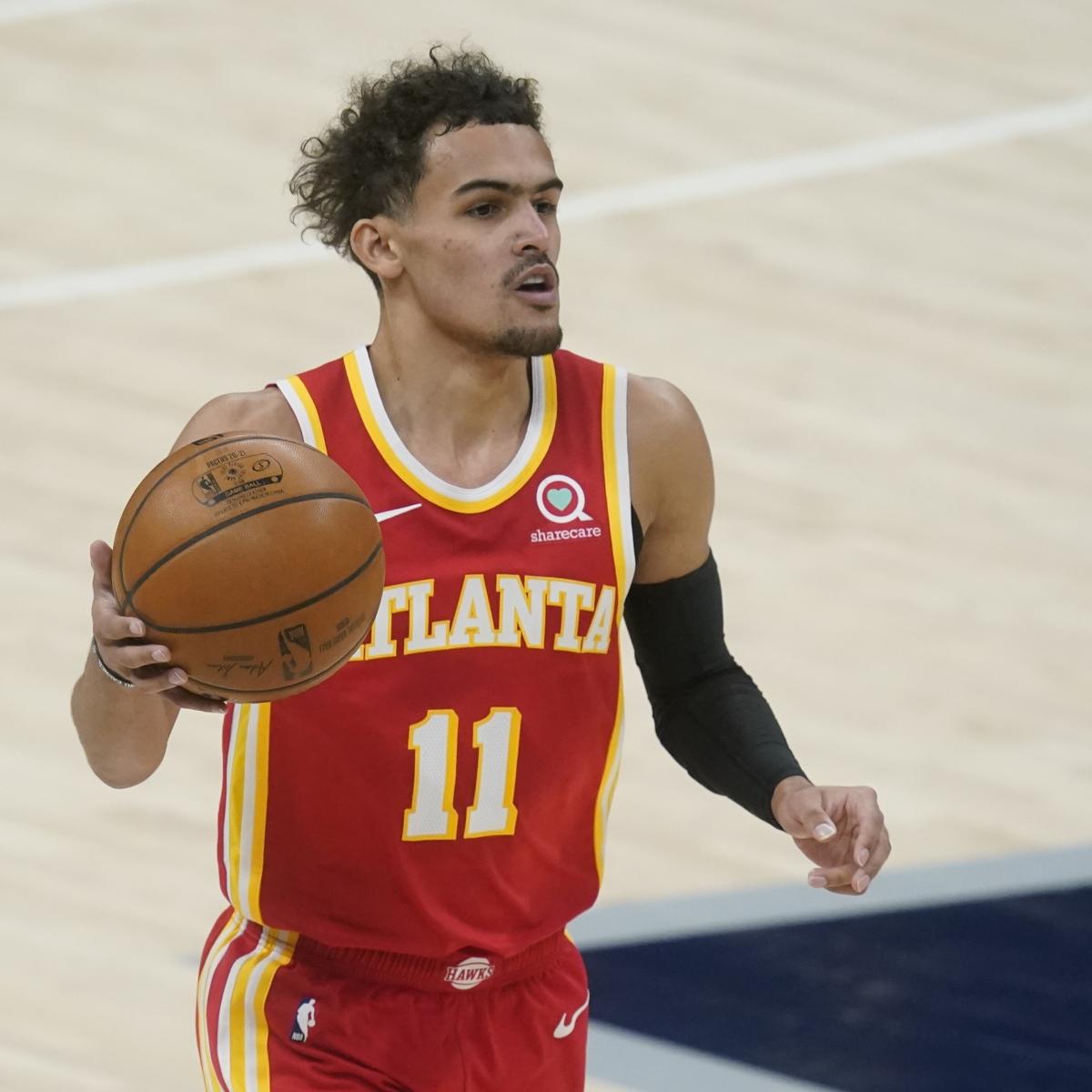 Report: Trae Young Out for Hawks vs. Bucks Game 4 Because of Foot Injury