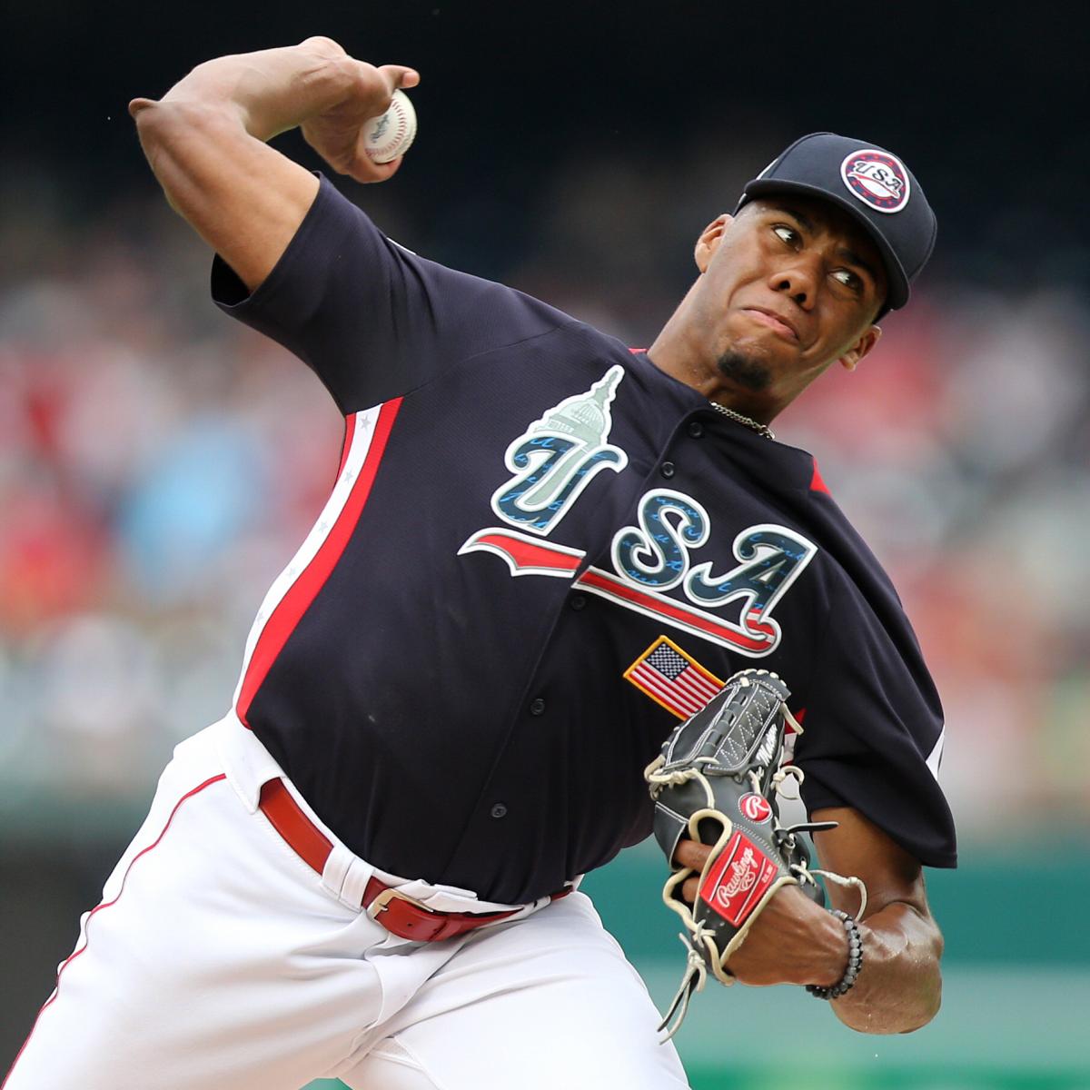 Hunter Greene and MLB's 10 Hardest-Throwing Pitching Prospects in 2021
