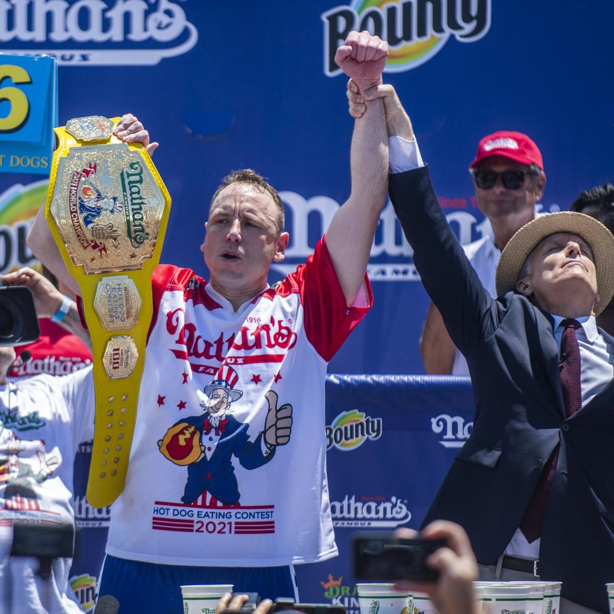 Nathan's Hot Dog Eating Contest 2021: Joey Chestnut's Final Stats, Prize Money