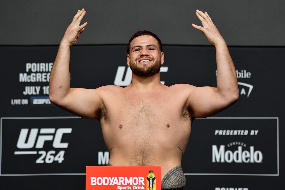 Tai Tuivasa Beats Greg Hardy Via 1st-Round Knockout at UFC ...