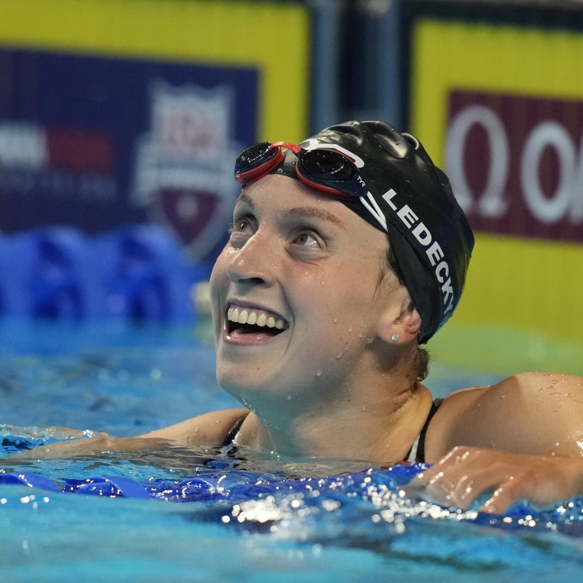 Katie Ledecky Wins Silver Medal During Women's 400M Freestyle at 2021