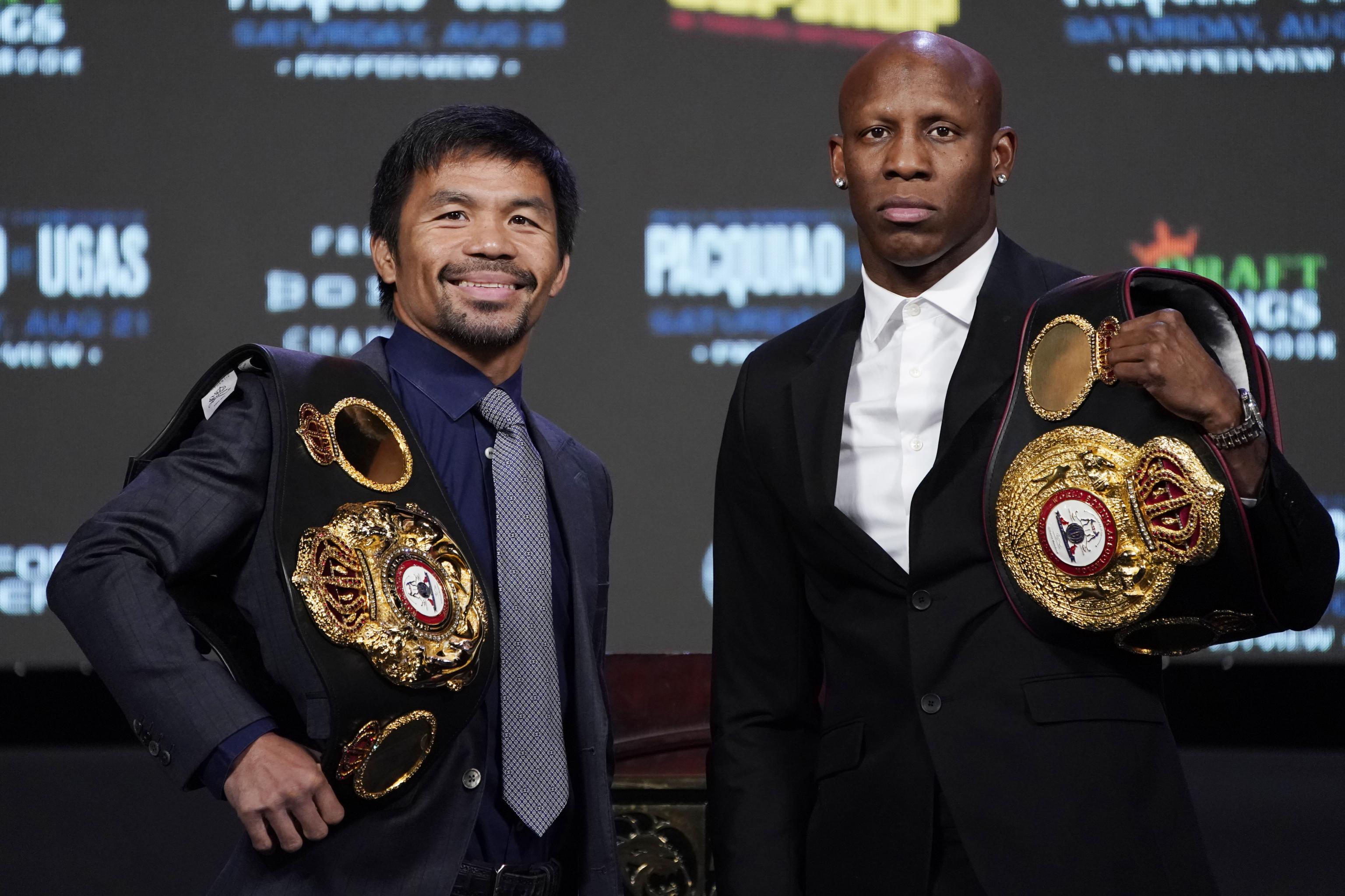 Manny Pacquiao vs. Yordenis Ugas fight results, highlights: Cuban champ  upsets Filipino legend to retain title 