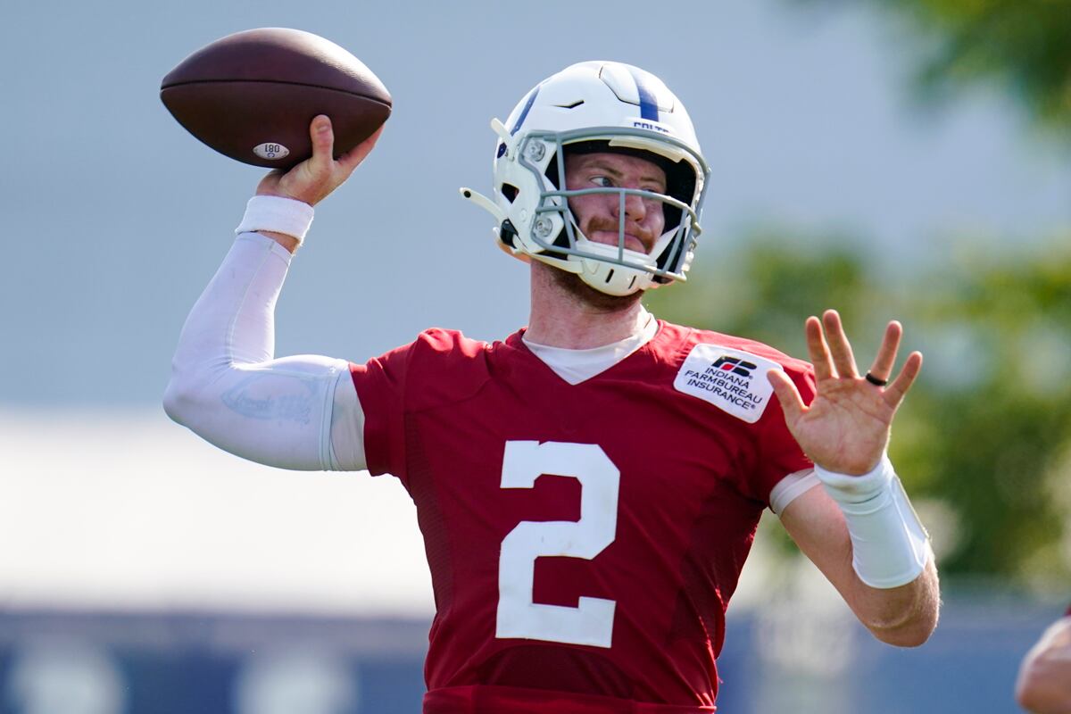 Colts' Carson Wentz on Track to Start Week 1 vs. Seahawks After Foot