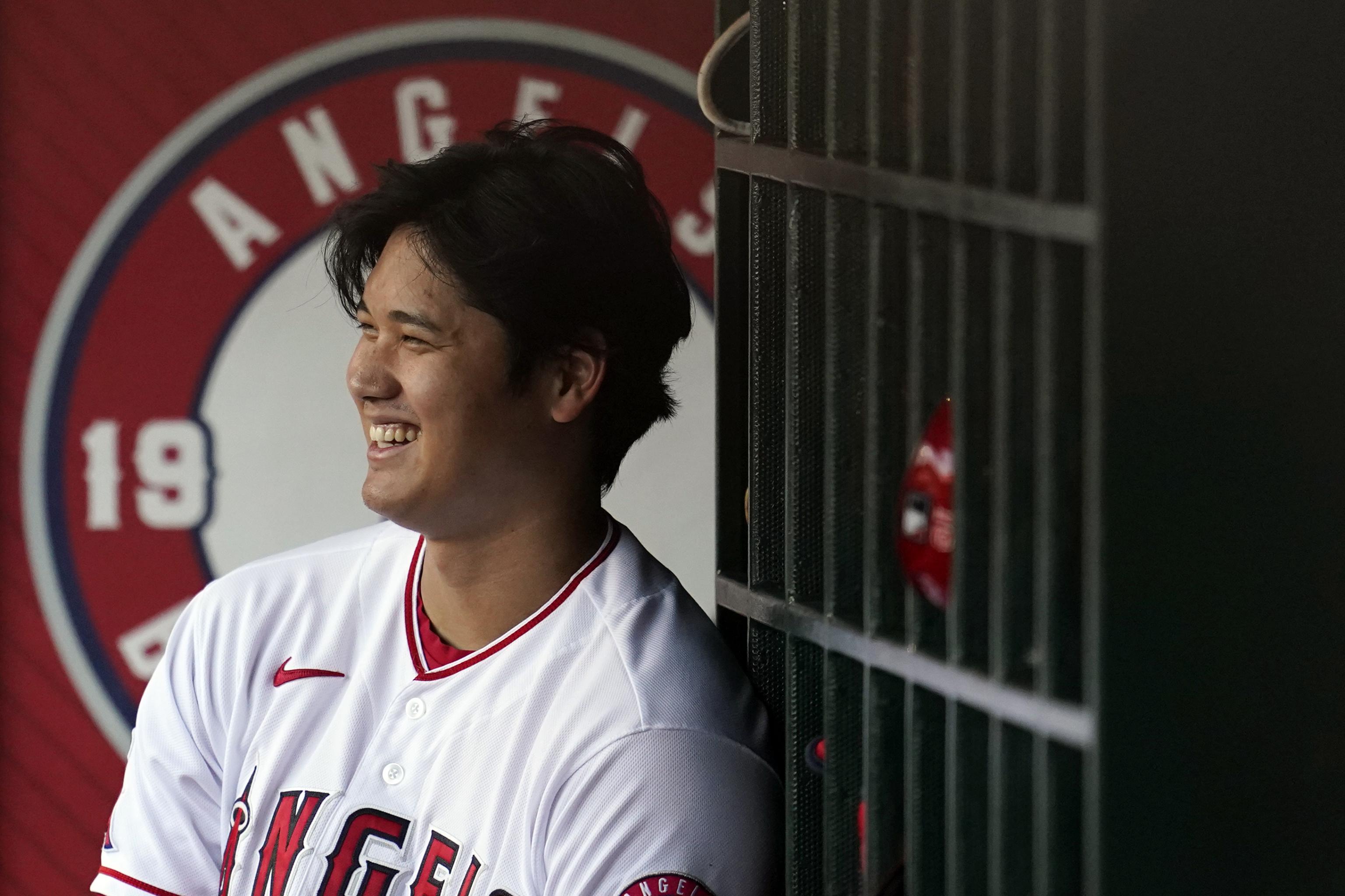 Shohei Ohtani MLB Los Angeles Angels Face T-shirt XL Size Novelty Baseball  Rare