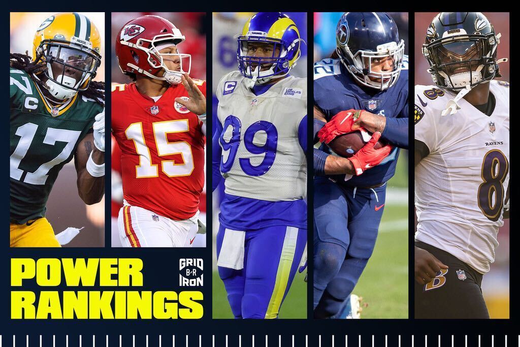 That American Football Shows power rankings! We finally had all 4