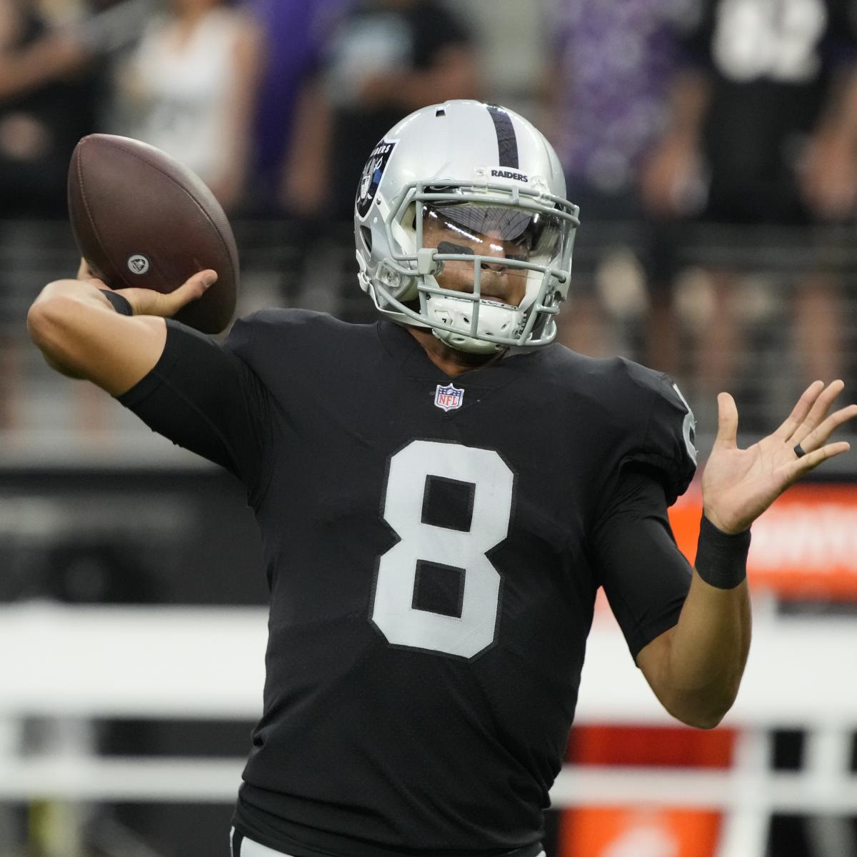 Raiders' Jon Gruden calls backup QB Marcus Mariota 'dazzling playmaker' -  ABC7 San Francisco