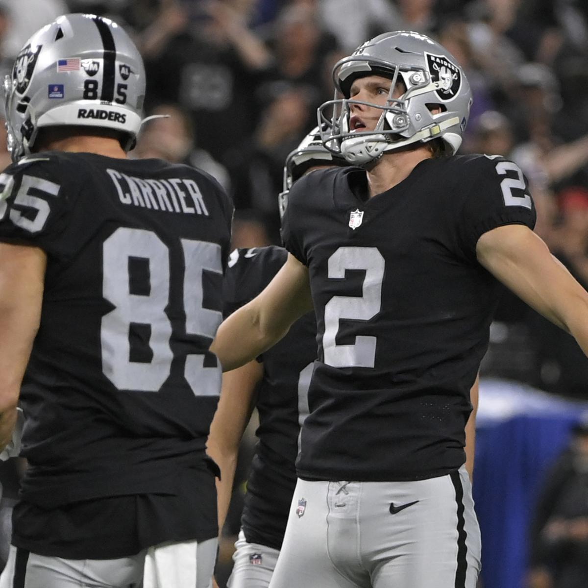 Steelers Fans Donate to Raiders K Daniel Carlson's Charities After GW FG vs. LAC