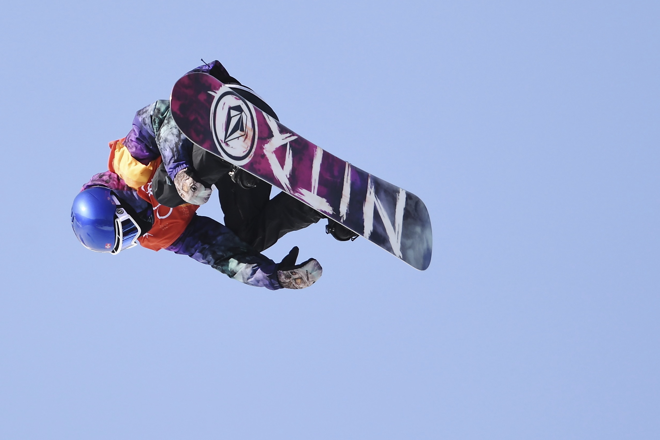 Marcus Kleveland of Norway competes in the men's snowboard slopestyle final at the Phoenix Snow Park at the 2018 Winter Olympic Games in Pyeongchang, South Korea, Sunday, Feb. 11, 2018. (Jonathan Hayward/The Canadian Press via AP) Marcus Kleveland of Norway competes in the men's snowboard slopestyle final at the Phoenix Snow Park at the 2018 Winter Olympic Games in Pyeongchang, South Korea, Sunday, Feb. 11, 2018. (Jonathan Hayward/The Canadian Press via AP)