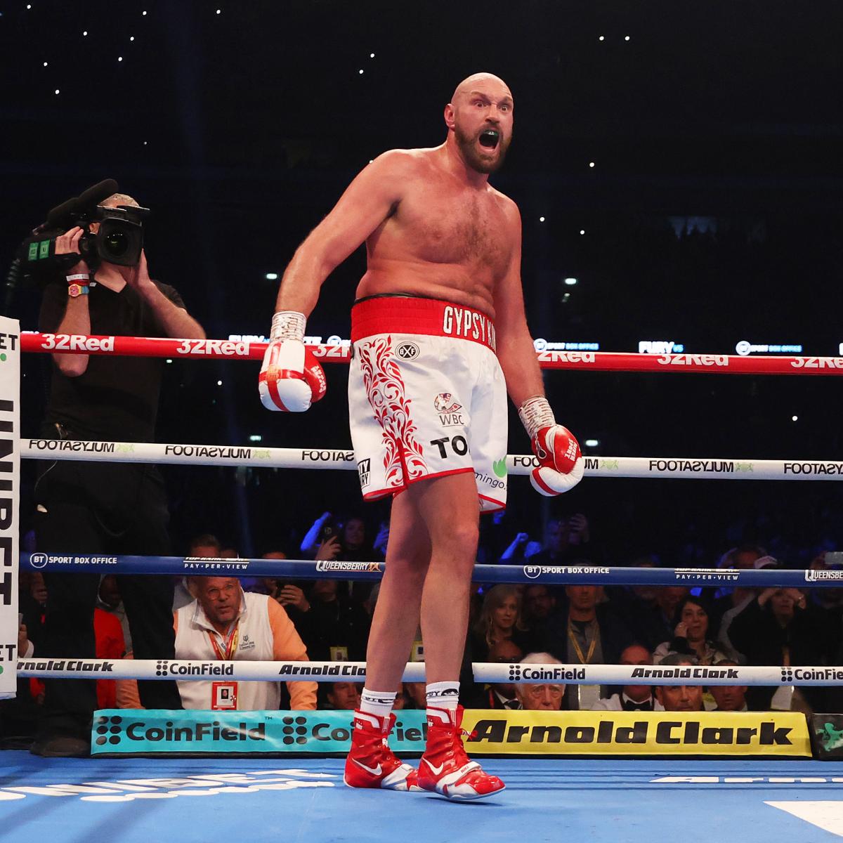 Tyson Fury Beats Dillian Whyte Via 6th-Round Knockout to Keep Heavyweight Title