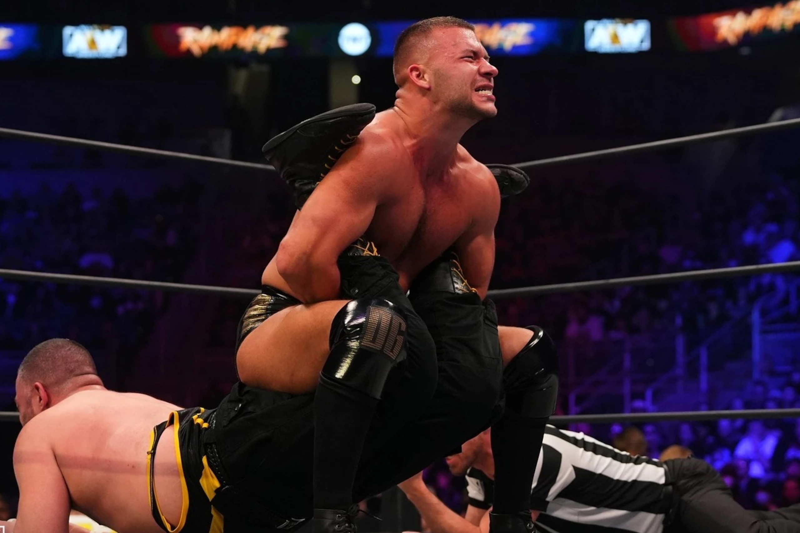 Daniel Garcia in a match against Eddie Kingston.