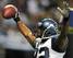 Seattle Seahawks Darrell Jackson celebrates his third quarter 42 yard pass from Matt Hasselbeck against the St. Louis Rams during their football game Sunday, Oct. 15, 2006, at the Edward Jones Dome in St. Louis. The Seahawks beat the Rams 30-28. (AP Photo