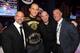 Left to right: Lorenzo Fertitta, Junior dos Santos, Dana White, Frank Fertitta