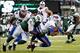 New York Jets defensive lineman Sheldon Richardson (No. 91) moved up this week, while Buffalo Bills quarterback EJ Manuel (No. 3) fell.