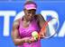 Sloane Stephens in first-round action at the Pan Pacific Open in Tokyo.