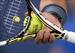 Rafael Nadal gently cradles his Babolat Aero Pro Drive before he pounds a ball with it at the 2013 U.S. Open.