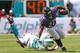 The running game finally delivered against the Miami Dolphins.