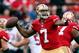 Colin Kaepernick threw for only 113 yards against the Texans..