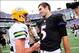 In a matchup of Super Bowl MVPs, Aaron Rodgers got the best of Joe Flacco.