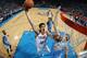 Adams has shown some good post moves and looks like the best offensive center on the roster.