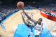 Ibaka is an elite shot blocker, but he also possesses a burgeoning offensive game.