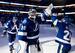 Ben Bishop has been huge for the Lightning this season. His undefeated record has been fairly quiet.