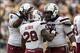 South Carolina tailback Mike Davis (No. 28) will need the Gamecocks offensive line to open some holes.