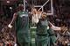 Jared Sullinger will start at center in place of the departed Kevin Garnett.