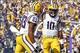 Anthony Jennings celebrates a touchdown rush against Florida.