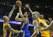 Andrew Bogut was able to play his physical type of game.