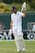 Alastair Cook completes a subdued celebration upon reaching his century in Hobart.