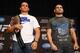 Dos Santos (left) and Velasquez