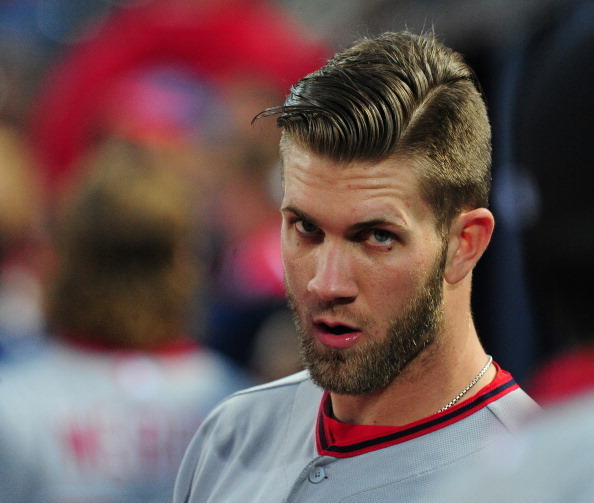 Bryce Harper  Bryce harper hair, Bryce harper, Mens hairstyles