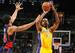 Shawne Williams stretches the floor with his jumper.