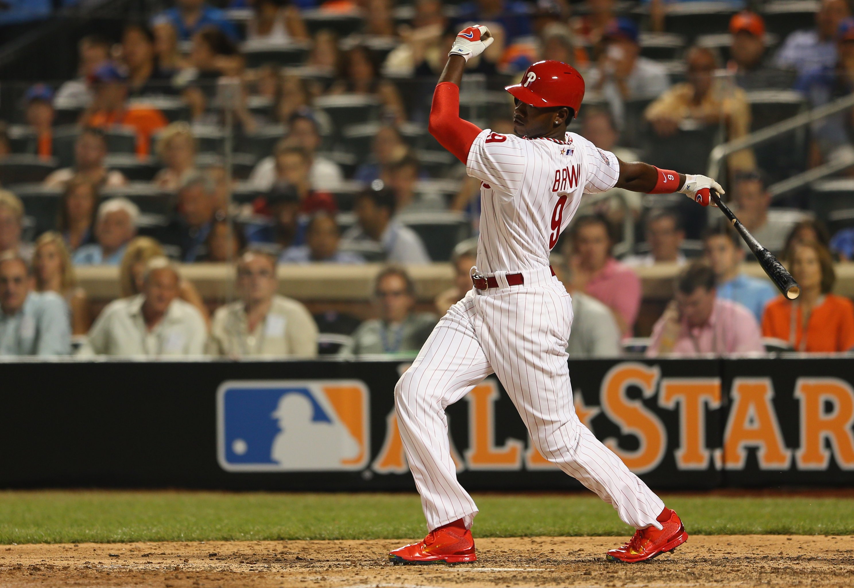Phillies' Domonic Brown, Cliff Lee compete in the 2013 All-Star Game