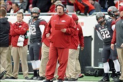 Head coach Bret Bielema