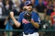 Chris Perez's career as a closer is on hold while he pitches in a setup role for the Dodgers.