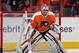 Ray Emery came through with a bounce-back shutout.