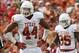 Jackson Jeffcoat (left) was one of the bright spots for the Longhorns in 2013.