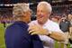 Seattle's Pete Carroll and Denver's John Fox embrace being their conference's No. 1 seeds.