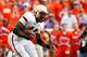 CLEMSON, SC - OCTOBER 12: Andre Williams #44 of the Boston College Eagles rushes during the game against the Clemson Tigers at Memorial Stadium on October 12, 2013 in Clemson, South Carolina. (Photo by Tyler Smith/Getty Images)