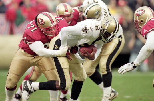 San Francisco 49ers Deion Sanders, 1994-1995 season. (AP Photo