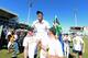 Smiles better: Kallis is given a well-deserved lap of honour on his team-mates' shoulders after his final-ever Test match for South Africa