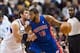 Spencer Hawes and Greg Monroe are two of the NBA's best sell-high and buy-low trade options, respectively.