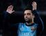 Xavi applauds the fans prior to taking on Malaga.