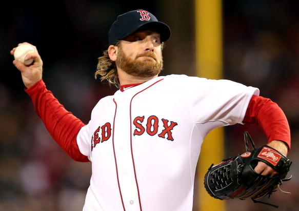 Relegated to the Boston Red Sox bullpen, struggles on the mound